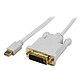 StarTech.com DP2DVIMM3WS Adaptateur actif DisplayPort vers DVI-D (Mâle/Mâle) - 0.9 mètre