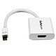 StarTech.com MDP2HDS Blanc Adaptateur actif Mini DisplayPort vers HDMI (Mâle/Femelle) - 0.12 mètre