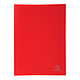Exacompta Protège-documents A4 80 vues Rouge Protège-documents souple au format A4 - 40 pochettes - 80 vues - Polypropylène