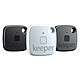 Gigaset Keeper (Pack de trois) Porte-clés connectés Bluetooth et étanches pour iOS et Android