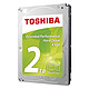 Toshiba E300 2 To (Bulk) Disque dur 3.5" 2 To 5700 RPM 64 Mo Serial ATA III (Bulk)