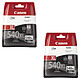 Canon PG-540 XL x 2 Pack of 2 black ink cartridges (600 pages 5%)