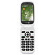 Doro 6520 Champagne Blanc Téléphone 3G Compatible Appareils Auditifs (HAC) - Ecran 2.8" 240 x 320 - Bluetooth 2.1 - 800 mAh