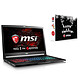 MSI GS73VR 6RF-076XFR Stealth Pro + X'mas Pack MSI for GS OFFERT ! Intel Core i7-6700HQ 16 Go SSD 128 Go + HDD 1 To 17.3" LED Full HD 120 Hz NVIDIA GeForce GTX 1060 Wi-Fi AC/Bluetooth Webcam Free DOS (garantie constructeur 2 ans)