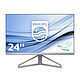Philips 23.8" LED - 245C7QJSB 1920 x 1080 pixels - 5 ms (gris à gris) - Format large 16/9 - Dalle IPS - HDMI - DisplayPort - Argent/Noir