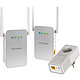 Netgear PLPW1000T Pack avec 1 adaptateur CPL 1000 Ethernet 1000 Mbits/s avec prise filtrée + 2 adaptateurs Wifi CPL1000 (Wifi AC)