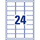 Avis Avery Etiquettes pour timbres à imprimer 63.5 x 33.9 mm x 240