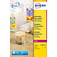 Avery Laser Fluorescent Labels 38.1 x 99.1 mm x 350 Box of 350 fluorescent yellow removable adhesive labels