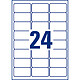 Avis Avery Etiquettes pour timbres à imprimer 63.5 x 33.9 mm x 72