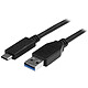 StarTech.com USB31AC1M 1m USB to USB-C cable USB 3.1 Type-A to USB-C (10 Gbps) charging and syncing cable - USB-IF certified - 1 m