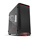 Phanteks Eclipse P400S Tempered Glass Special Edition (Rouge) Boîtier moyen tour silencieux à rétroéclairage multicolore RGB avec fenêtre latérale en verre trempé