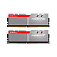 G.Skill Trident Z 16 Go (2x 8 Go) DDR4 3200 MHz CL14 (Argent/Rouge) Kit Dual Channel 2 barrettes de RAM DDR4 PC4-25600 - F4-3200C14D-16GTZ