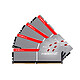 G.Skill Trident Z 64 Go (4x 16 Go) DDR4 3466 MHz CL16 (Rouge) Kit Quad Channel 4 barrettes de RAM DDR4 PC4-27700 - F4-3466C16Q-64GTZ (garantie 10 ans par G.Skill)