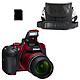 Nikon Coolpix B700 Rouge + CS-P08 + Carte SDHC 8 Go Appareil photo 20.3 MP - Zoom optique 60x - Vidéo 4K UHD/30P - HDMI - USB - Ecran ACL 3" orientable - Wi-Fi - Bluetooth 4.1 + Étui + Carte SDHC UHS-I U1 8 Go
