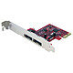StarTech.com 2 Port SATA 6Gbps PCI Express eSATA Controller Card