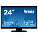 iiyama 24" LED Tactile - ProLite T2452MTS-B5 1920 x 1080 pixels - Tactile MultiTouch - 2 ms - Format large 16/9 - HDMI - Noir