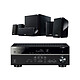 Yamaha YHT-4930BL Ampli-tuner Home Cinéma 5.1 3D avec HDMI 2.0, HDCP 2.2, Ultra HD 4K, Wi-Fi, Bluetooth, AirPlay et MusicCast + Pack d'enceintes 5.1