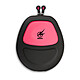 Arokh Headset Pouch (negra/rosa) Maletín de transporte para auriculares