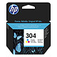 HP 304 (N9K05AE) - Cyan, Magenta et Jaune Cartouche d'encre 3 couleurs (100 pages à 5%)