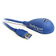 StarTech.com USB3SEXT5DSK Cable de extensión USB 3.0 Tipo A en la base (macho/hembra - 1.5 m) Azul