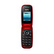 Echo Clap 2 Rouge Téléphone 2G Dual SIM - RAM 32 Mo - Ecran 1.77" - 32 Mo - Bluetooth 2.1 - 800 mAh