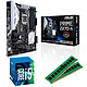 Kit Upgrade PC Core i5 ASUS PRIME Z270-A 8 Go Carte mère ATX Socket 1151 Intel Z270 Express + CPU Intel Core i5-7400 (3.0 GHz) + RAM 8 Go DDR4 2133 MHz