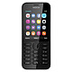 Nokia 222 Dual SIM Noir Téléphone 2G Dual SIM - RAM 16 Mo - Ecran 2.4" 240 x 320 - Bluetooth 3.0 - 1100 mAh