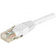 RJ45 Cat 6 U/UTP cable 2 m (White) Cat 6 network cable