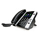 Polycom VVX 500 Téléphone VoIP 12 lignes, 2 x USB, PoE, double port Gigabit Ethernet