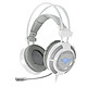 Spirit of Gamer Elite-H70 Blanco Auriculares circum-aurales para jugadores con sonido envolvente 7.1 virtual (USB/PC)