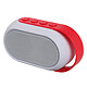 ClipSonic TES155 Rouge Enceinte Bluetooth 3W avec microphone intégré