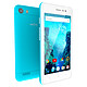 Echo Wiz Bleu Turquoise Smartphone 3G Dual SIM - MTK6580 Quad-core 1.3 GHz - RAM 1 Go - Ecran tactile 4.5" 480 x 854 - 8 Go - Bluetooth 4.0 - 1650 mAh - Android 6.0