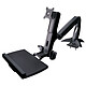 LDLC WST10 Articulating arm and tray for monitors up to 24" and keyboard