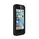LifeProof FRE Black iPhone 5/5s/SE Carcasa IP68 robusta e impermeable para Apple iPhone 5, 5s y SE