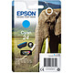 Epson Elephant 24 Cyan - Cartouche d'encre photo cyan (360 pages à 5%)