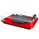 Elipson Omega 100 RIAA Rojo Plataforma giratoria de vinilo de 2 velocidades (33-45 rpm) con preamplificador integrado