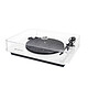 Elipson Omega 100 RIAA BT Blanc Platine vinyle à 2 vitesses (33-45 trs/min) avec pré-ampli intégré, Bluetooth aptX et sortie USB