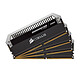 Corsair Dominator Platinum 32 Go (4x 8 Go) DDR4 3866 MHz CL18 Kit Quad Channel 4 barrettes de RAM DDR4 PC4-30900 - CMD32GX4M4B3866C18 (garantie à vie par Corsair)