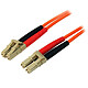 StarTech.com Câble fibre optique duplex 50/125 multimode LC/LC - 1 m Câble fibre optique duplex multimode OM2 50/125 LC/LC (1 mètre)