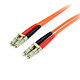 StarTech.com FIBLCLC1 Câble fibre optique duplex multimode OM1 62.5/125 LC/LC (1 mètre)