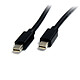 StarTech.com MDISP1M Câble Mini DisplayPort mâle/mâle noir (1 mètre)