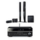 Yamaha RX-V481 Noir + NS-PA40 Ampli-tuner Home Cinéma 5.1 3D avec HDMI 2.0, HDCP 2.2, Ultra HD 4K, Wi-Fi, Bluetooth, AirPlay et MusicCast + Pack d'enceintes 5.1