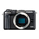 Canon EOS M6 Noir Appareil photo 24.2 MP - Vidéo Full HD 60p - Dual AF - Ecran LCD tactile inclinable 3" - Wi-F/NFC - Bluetooth (boîtier nu)