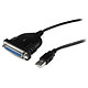 StarTech.com ICUSB1284D25 Cable USB 2.0 a DB25 (puerto paralelo) - macho / hembra - 1,8 m