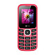 Echo First 2 Rouge Téléphone 2G Dual SIM - RAM 32 Mo - Ecran 1.77" 128 x 160 - 32 Mo - Bluetooth 2.1 - 800 mAh