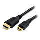 StarTech.com Câble HDMI vers mini HDMI 4K 30Hz avec Ethernet - M/M - 0.5 m Câble HDMI haute vitesse avec Ethernet HDMI (mâle)/Mini HDMI (mâle) - 0.5 m