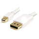StarTech.com MDP2DPMM2MW Mini DisplayPort Male / DisplayPort 1.2 Male Adapter Cable (2 meters)