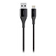 Belkin Câble Lightning vers USB MIXIT DuraTek - 1.2 m (Noir) Câble de chargement et synchronisation pour iPhone / iPad avec connecteur Lightning