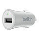 Belkin Chargeur de voiture MIXIT (Argent) Chargeur allume-cigare USB compact  pour tablette, smartphone...