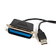 StarTech.com ICUSB1284 Adaptador USB 2.0 a Centronics 36 (puerto paralelo) - Macho / Macho - 1.8 m